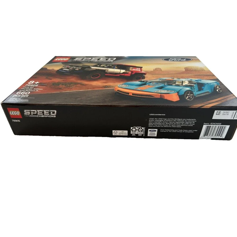 LEGO 76905 Ford GT Heritage Edition and Bronco R New Sealed in Box